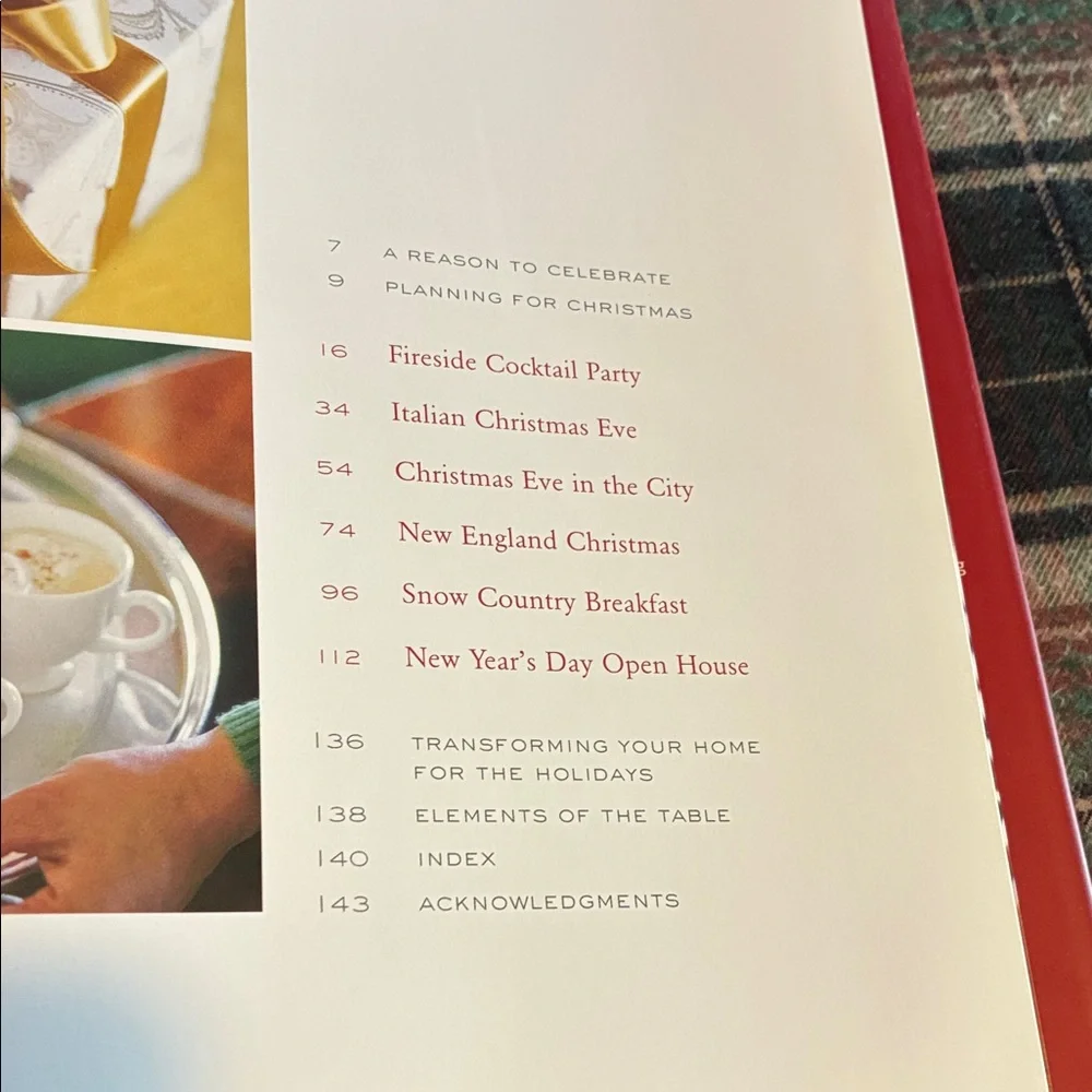 Williams Sonoma Christmas Entertaining Book